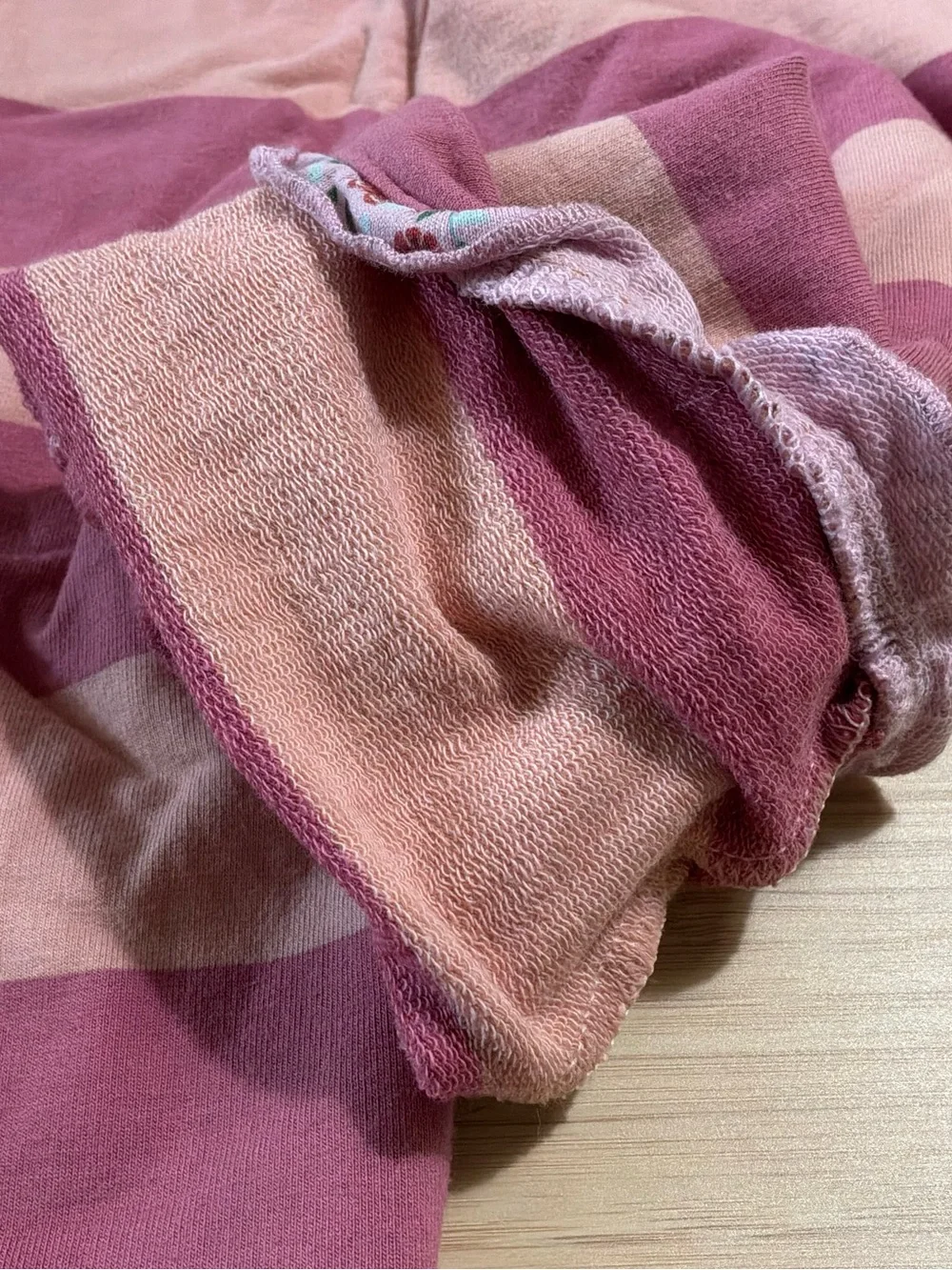 Matilda Jane Pink and Rose Striped Overalls—12-18mo